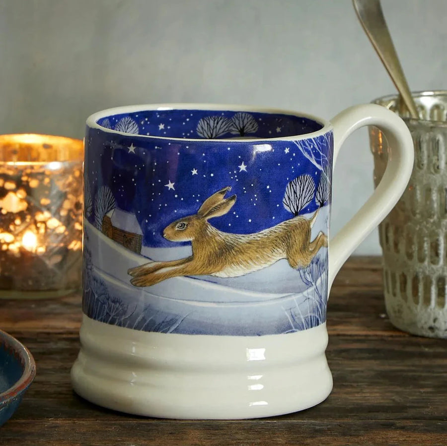 Emma Bridgewater Midnight Hare Half Pint Mug