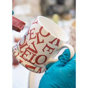 Emma Bridgewater Polka Red L.O.V.E Half Pint Mug