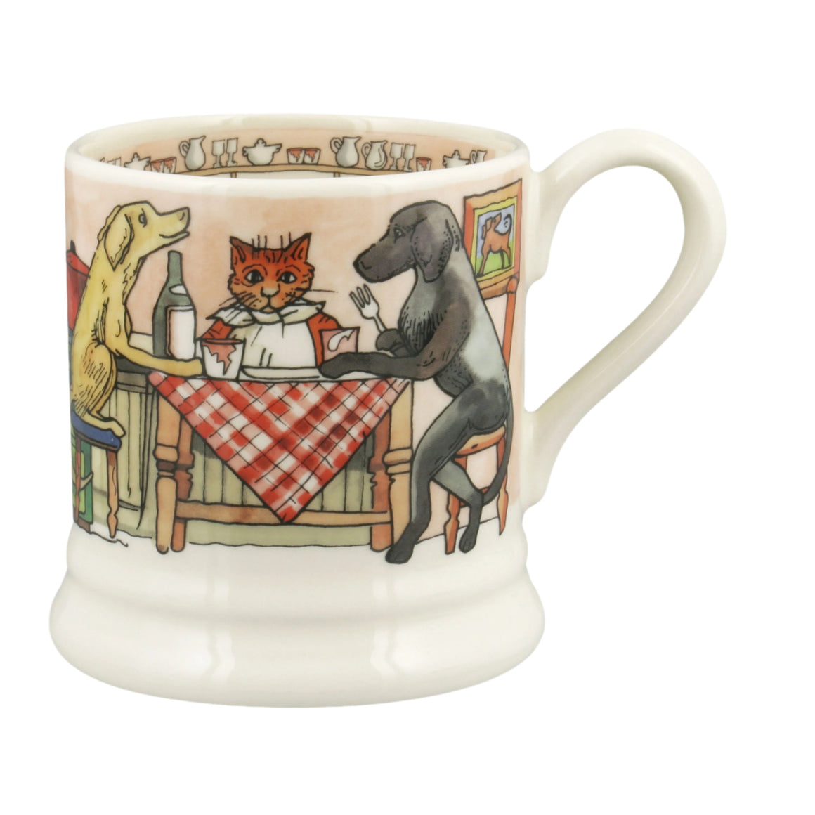 Emma Bridgewater Dog's Dinner Party Half Pint Mug