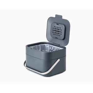 Joseph Joseph Close  Stack 4L Grey Food Waste Caddy