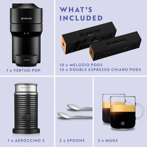 Nespresso Vertuo Pop Barista Bundle by Magimix