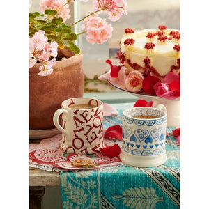 Emma Bridgewater Polka Red L.O.V.E Half Pint Mug