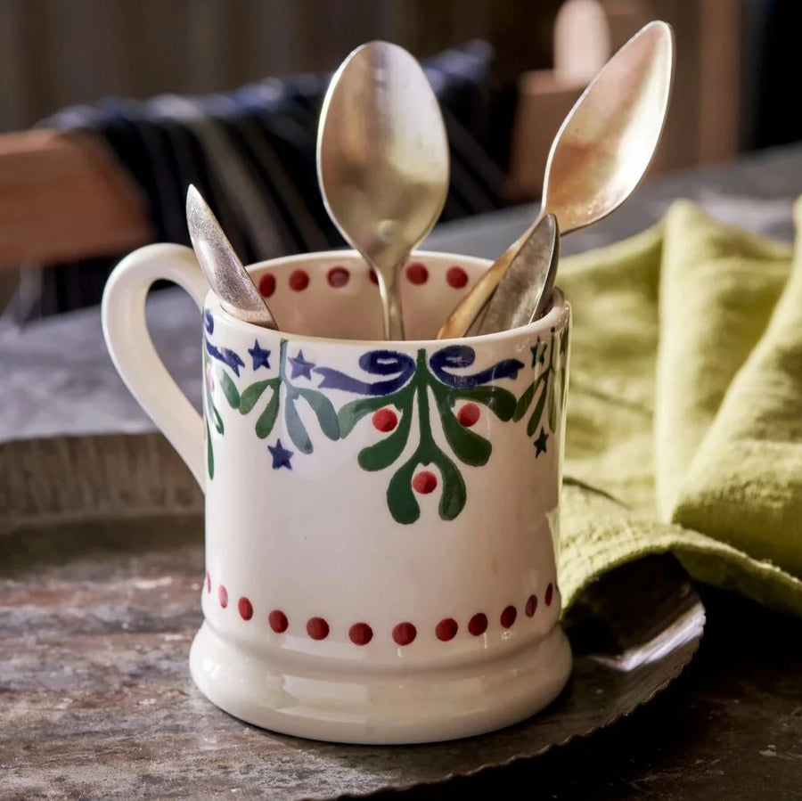 Emma Bridgewater Mistletoe Half Pint Mug