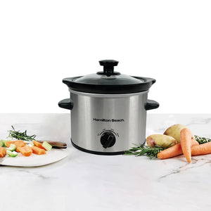 Hambilton Beach Chrome 1.8Ltr Slow Cooker