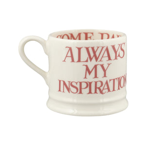 Emma Bridgewater Pink Toast My Brilliant Friend Small Mug