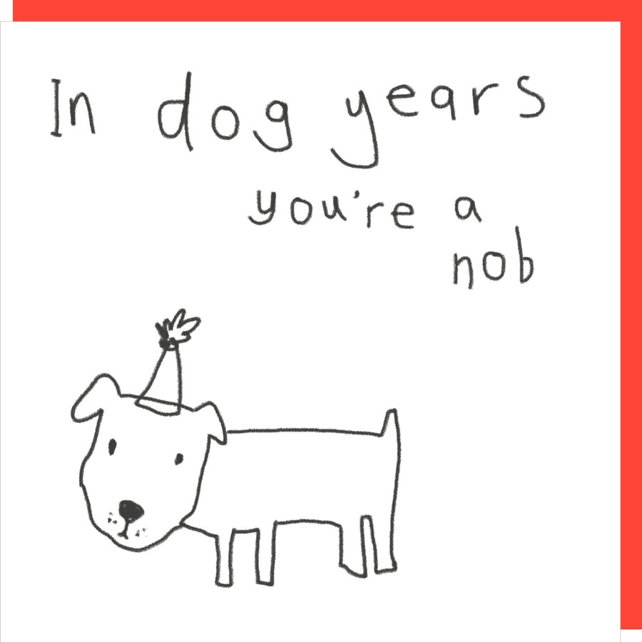 Rosie Made a Thing Dog Years Card