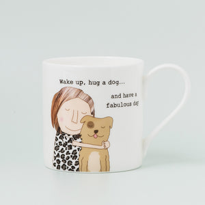 Rosie Made a Thing  HUG A DOG MUG