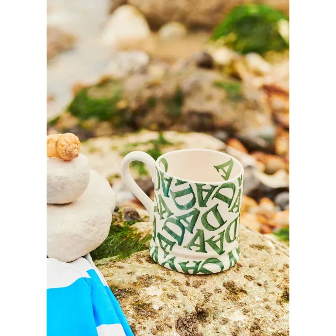 Emma Bridgewater Green D.A.D Half Pint Mug