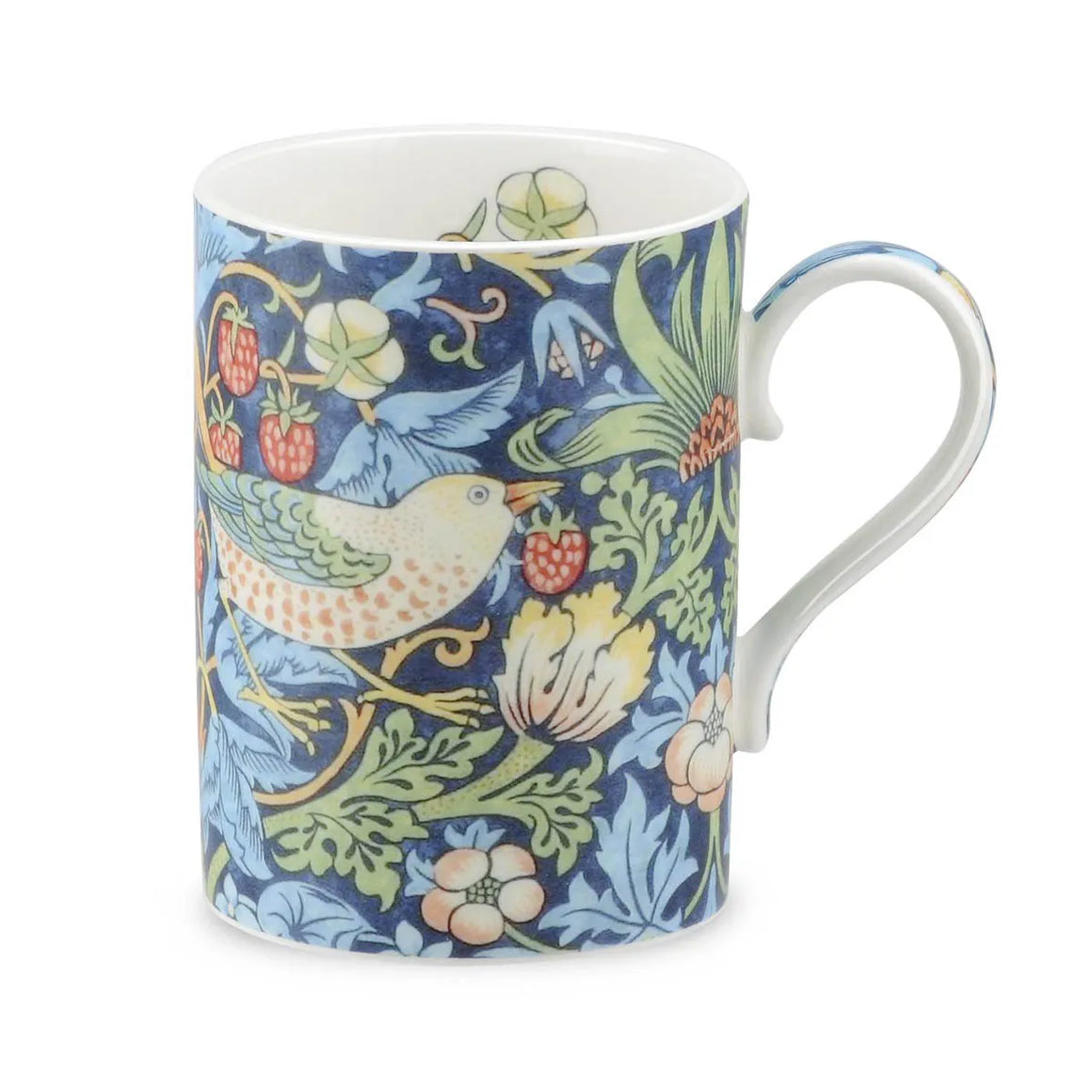 Spode, William Morris & Co Strawberry Thief Mug-Indigo/Miner