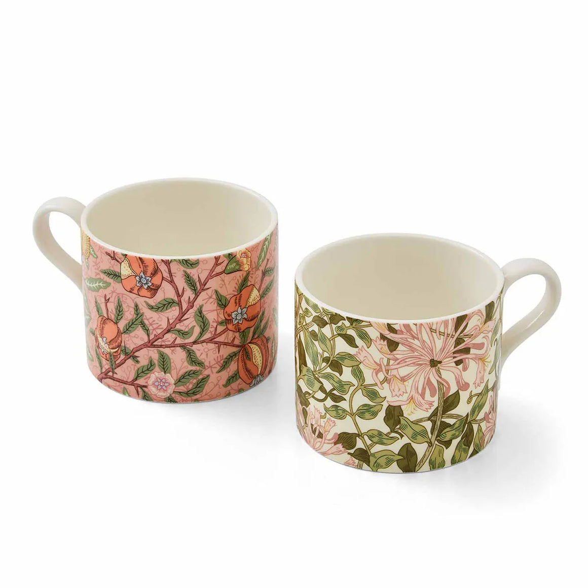 Spode William Morris & Co Fruit & Honeysuckle Set of 2 Mugs