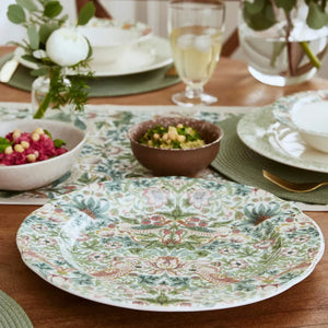 Spode, William Morris & Co Serving Platter in Strawberry Thief (CA)