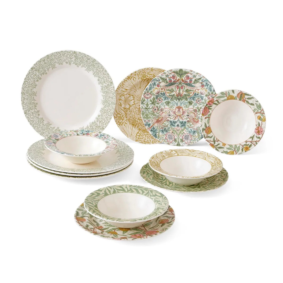 Spode William Morris & Co 12 Piece Dinner Set