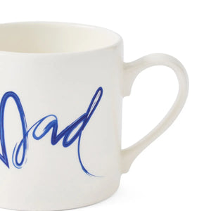 Mug Meirion Blue & White Dad Mug