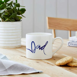 Mug Meirion Blue & White Dad Mug