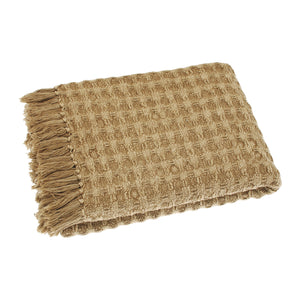 Walton & Co Waffle Cotton Throw - All Colours