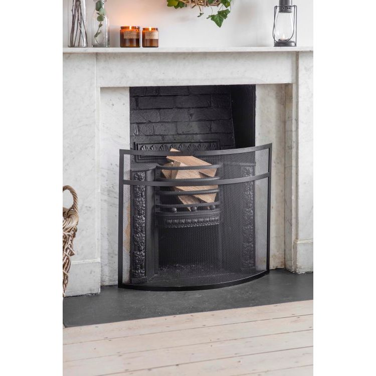 Garden Trading Bretforton Firescreen Small Black