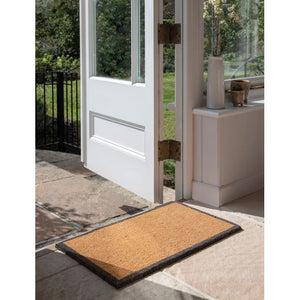 Garden Trading Doormat with Charcoal Border Large Natural