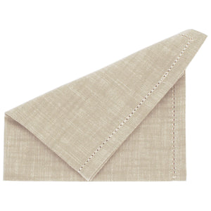 Walton & Co Chambray Natural Set of 4 Napkins