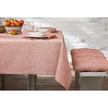 Walton & Co Chambray Terracotta Blush Table Cloth - All Sizes