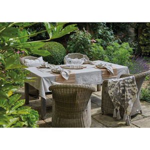 Walton & Co Chambray Natural Table Cloth - All Sizes