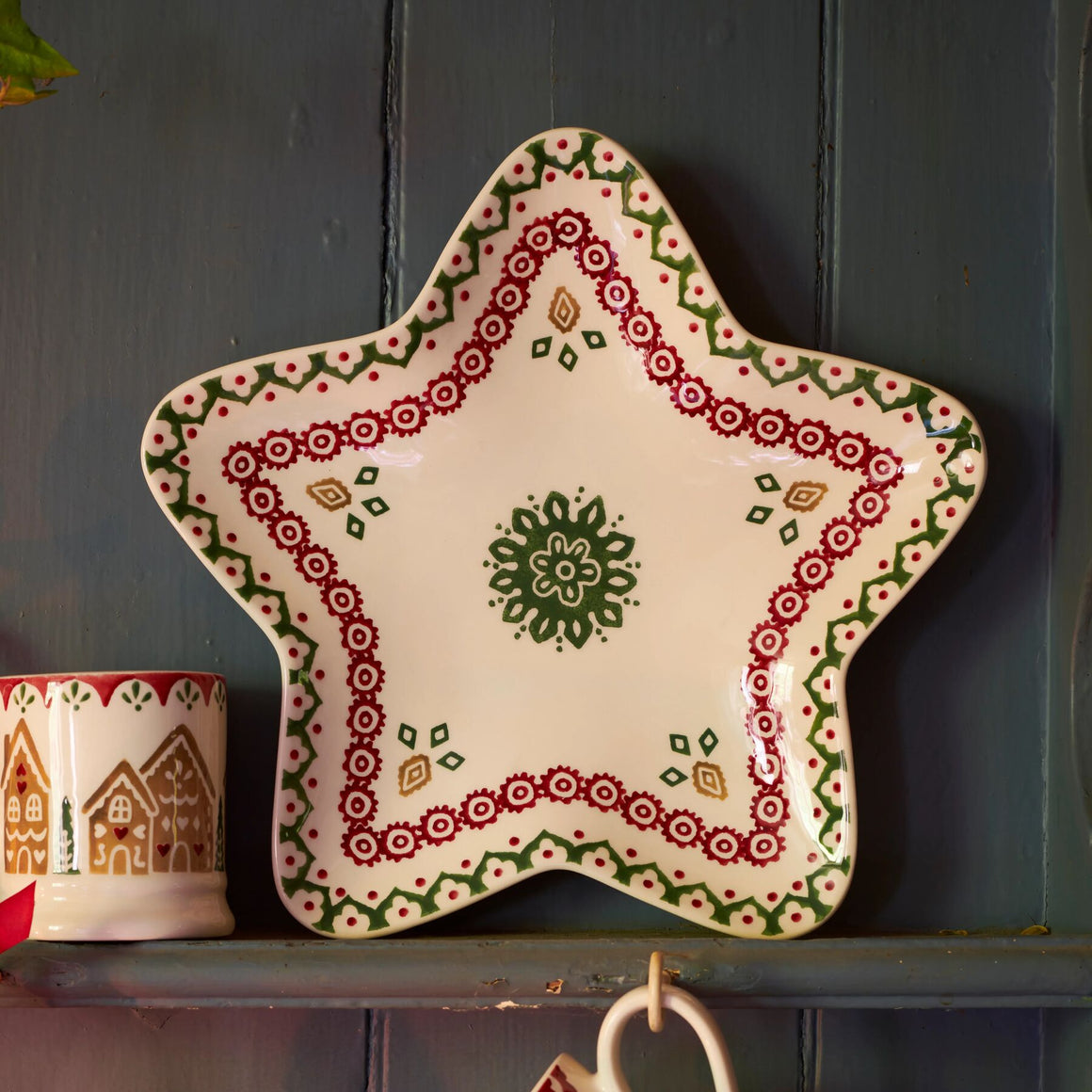 Emma Bridgewater Christmas Joy Medium Star Plate