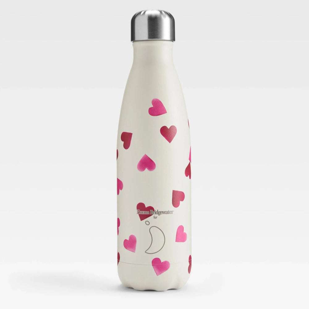 Chilly's Emma Bridgewater Pink Hearts 500ml Bottle