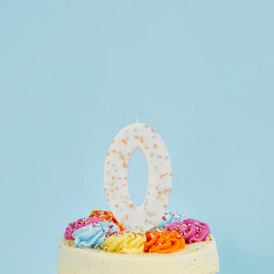 Hootyballoo Giant Pastel Sprinkle Number Candle - All