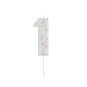 Hootyballoo Giant Pastel Sprinkle Number Candle - All