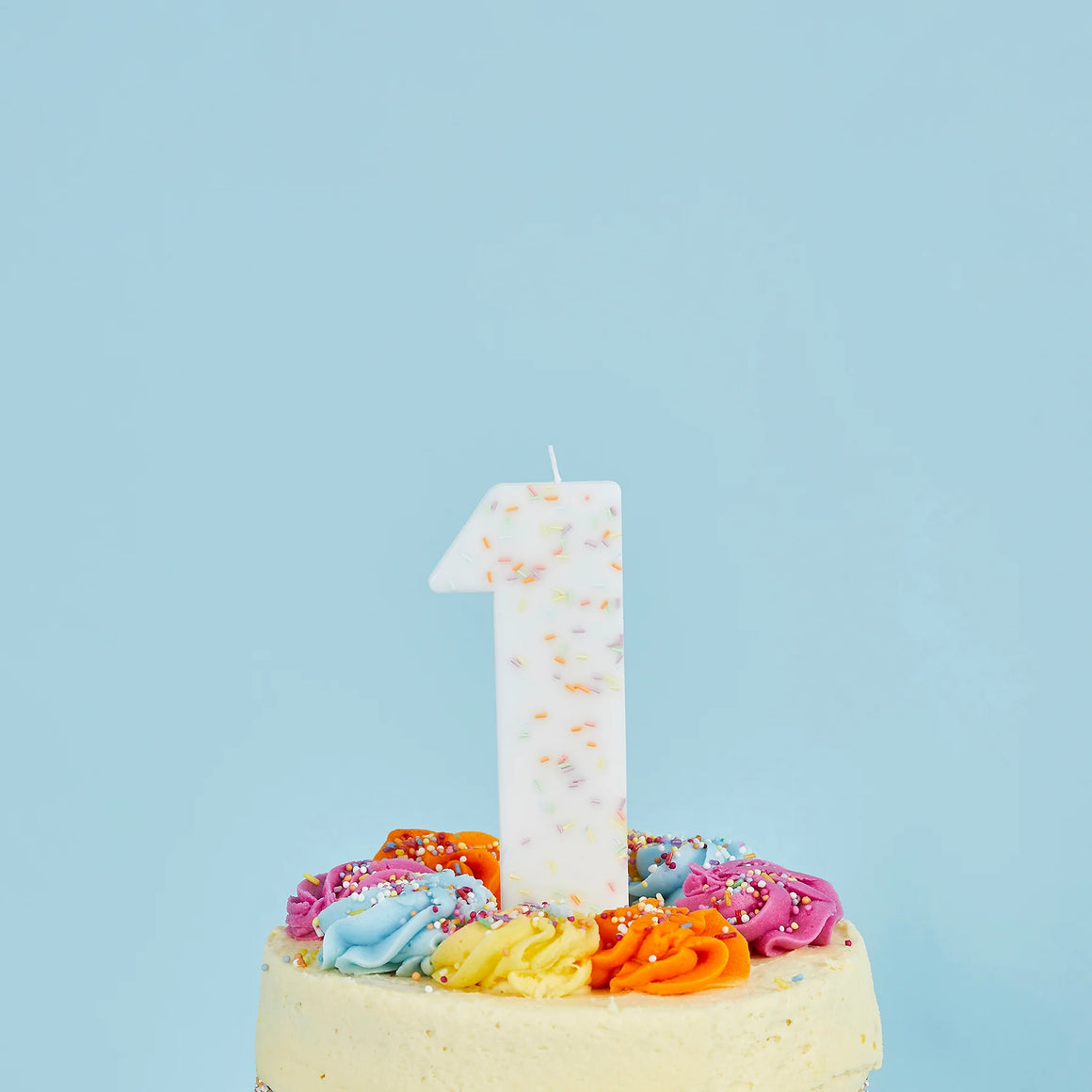 Hootyballoo Giant Pastel Sprinkle Number Candle - All