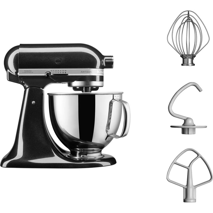 KitchenAid Artisan 125 Model Onyx Black Stand Mixer - Offer ends 31/12/2024