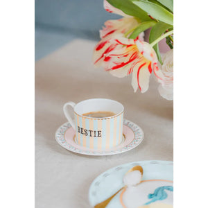 Yvonne Ellen Bestie Teacup & Saucer