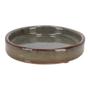 Fallen Fruits 12cm Grey Glazed Plant Pot Saucer