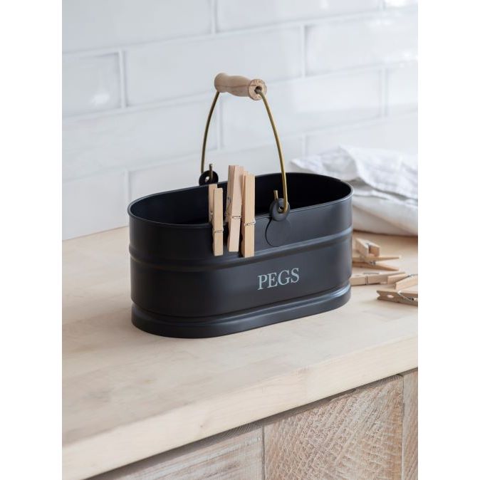 Garden Trading Original Peg Bucket Carbon