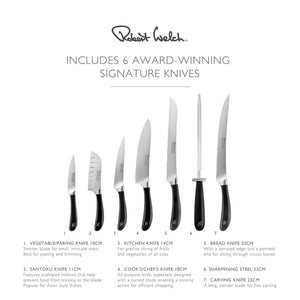 Robert Welch Signature Knife Block Set with Steel