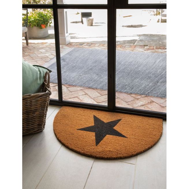 Garden Trading Doormat Star Half Moon Natural