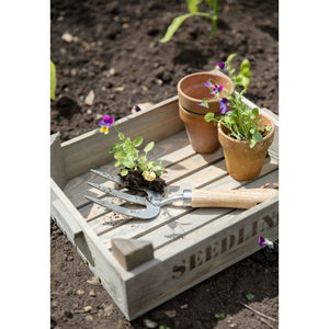 Garden Trading Aldsworth Wooden Seedlings Tray Natural