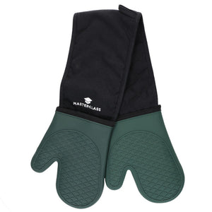 MasterClass Silicone Green Double Oven Gloves