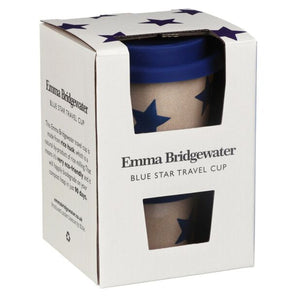 Emma Bridgewater Blue Star Rice Husk Travel Cup