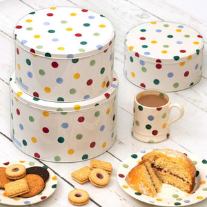 Emma Bridgewater Polka Dot Round Cake Tin Set