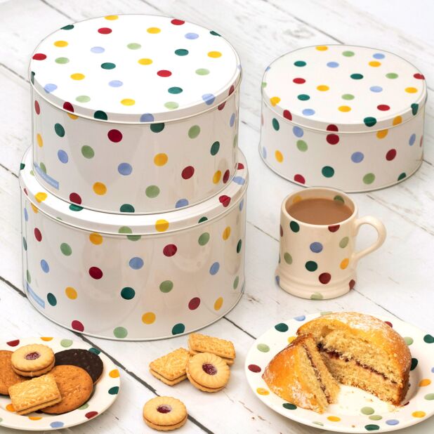 Emma Bridgewater Polka Dot Round Cake Tin Set