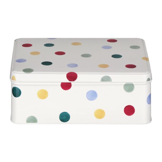 Emma Bridgewater Polka Dot Deep Rectangular Tin