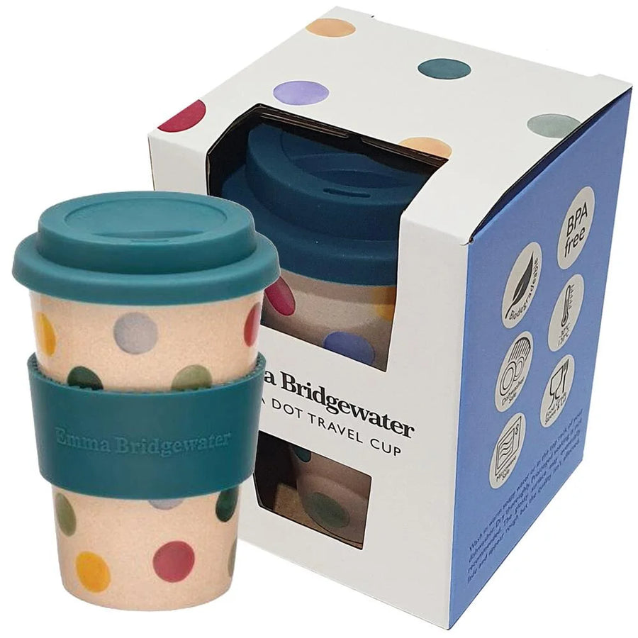 Emma Bridgewater Polka Dot Rice Husk Travel Cup