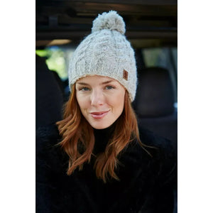 Pachamama Caringorm Oatmeal Bobble Hat