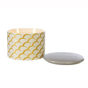 Wax Lyrical Fired Earth Large White Tea Candle