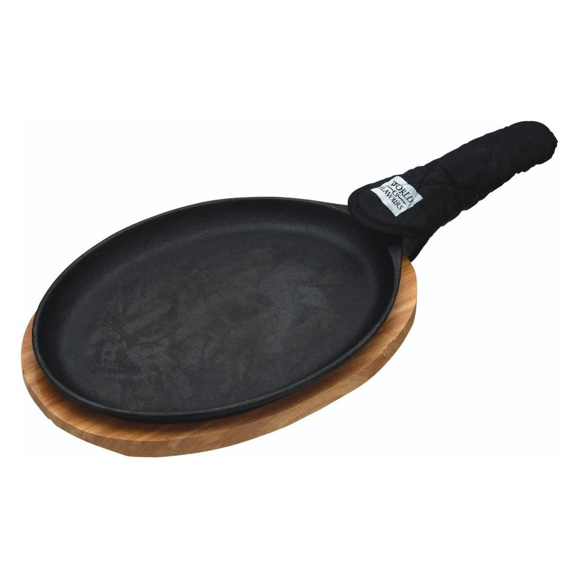 KitchenCraft World Of Flavours Cast Iron Fajita Sizzler