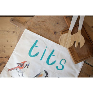 Sarah Edmonds Tit's Tea Towel