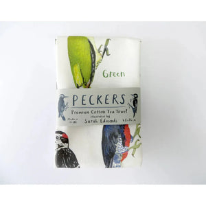 Sarah Edmonds Peckers Tea Towel