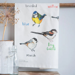 Sarah Edmonds Tit's Tea Towel