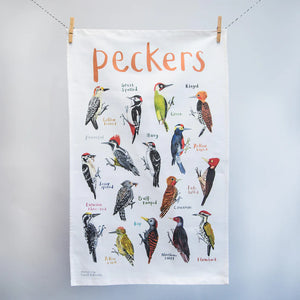 Sarah Edmonds Peckers Tea Towel