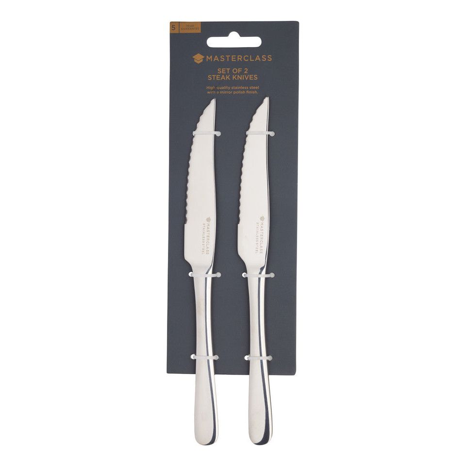 MasterClass Set of 2 Steak Knives